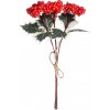Květina Přízdoba CESMÍNA PODZIM listy + červené plody 25cm