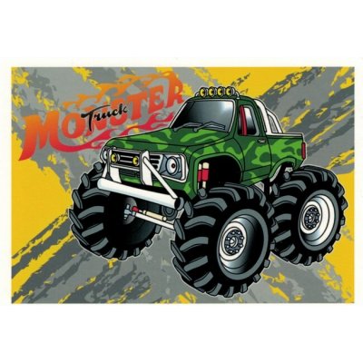 Pohlednice Monster Truck – Zboží Dáma