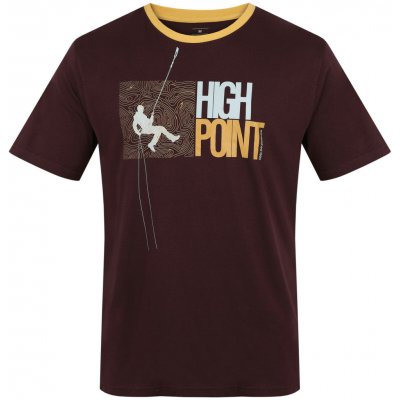 High Point Swift T-Shirt tmavě fialová – Zboží Mobilmania