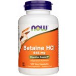 Now Foods Foods Betaine HCl 120 kapslí – Hledejceny.cz