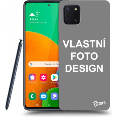 Pouzdro Picasee silikonové Samsung Galaxy Note10 Lite N770F - Vlastní design/motiv černé – Hledejceny.cz