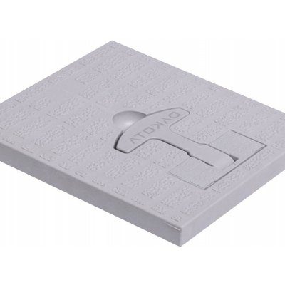 Gutta poklop pro revizní šachty s madlem 400 x 400 mm šedá – Zboží Dáma