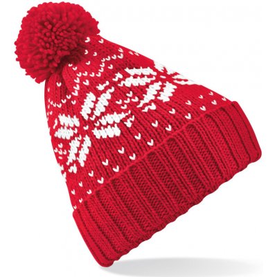 Beechfield Fair Isle Snowstar B 456 Classic red-white – Hledejceny.cz
