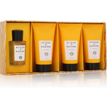 Acqua di Parma Colonia EDC 20 ml + osvěžující mycí prostředek na obličej 40 ml + krém na holení 40 ml + multifunkční krém na obličej 40 ml dárková sada