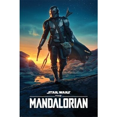 Plakát 61x91,5cm Star Wars: The Mandalorian – Nightfall – Zboží Dáma