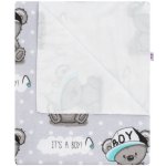 New Baby Nepromokavá flanelová podložka bílá s černou kočkou Bílá – Hledejceny.cz