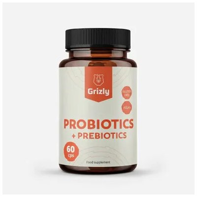 Grizly Probiotika & Prebiotika 60 kapslí – Hledejceny.cz