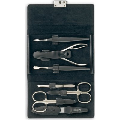 Solingen Dámská kožená sada na manikúru 85170 Diabolo L černá – Sleviste.cz