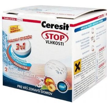 Ceresit Stop vlhkosti Pearl náhradní tablety 2 x 300 g energické ovoce