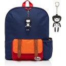 Babymel batoh ZIP a ZOE navy colour block 7607