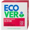 Ekologické mytí nádobí Ecover All In One tablety do myčky 25 ks