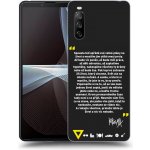 Pouzdro Picasee silikonové Sony Xperia 10 III - Kazma - BUĎTE TROCHU YESMANI černé – Zboží Živě