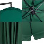SPRINGOS CASABLANCA GU0043 Zahradní slunečník 290 cm, zelený – Hledejceny.cz