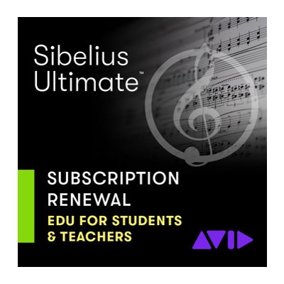 AVID Sibelius Ultimate 1Y Subscription - EDU Renewal – Zbozi.Blesk.cz