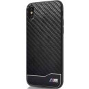 Pouzdro BMW M Carbon Aluminium Hard Case iPhone X černé