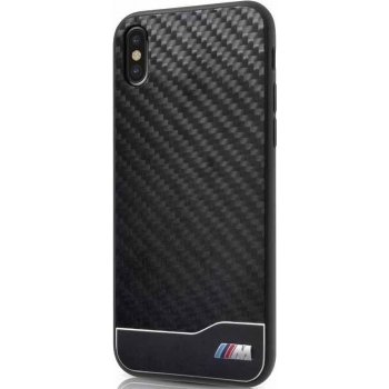 Pouzdro BMW M Carbon Aluminium Hard Case iPhone X černé