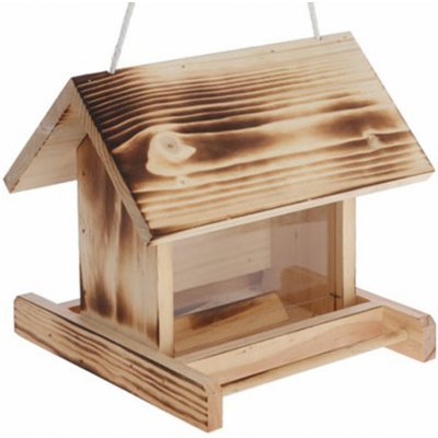 Kerbl Riederstein Závěsné krmítko pro ptáky 23,8 x 22 x 20,7 cm dřevo 87036 – Zboží Dáma