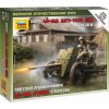 ZVEZDA Wargames (WWII) figurky 6112 - Soviet Gun 45mm (1:72)