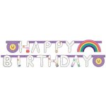 Girlanda happy birthday prasátko Pepa Amscan – Sleviste.cz