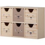Bloomingville Mini Calle organizér přírodní 27 cm 18 cm 8 cm – Zboží Dáma