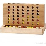 Small Foot Dřevěná hra cestovní piškvorky – Zboží Dáma