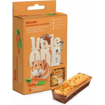 Little One piškoty s mrkvi a špenátem 5 x 7 g – Sleviste.cz