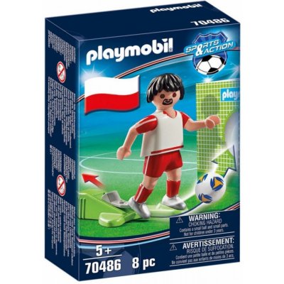 Playmobil 70486 FOTBALISTA POLSKO – Zboží Dáma
