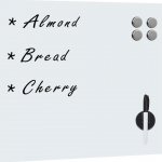 Greatstore Nástěnná magnetická tabule sklo 40 x 40 cm – Zboží Živě