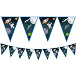 Procos s.a. Vlaječková girlanda Vesmír Rocket Space 230 cm – Zboží Dáma