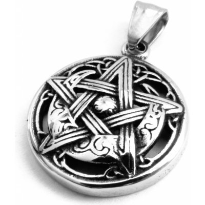 Steel Jewelry Přívěsek pentagram z chirurgické oceli PR160315 – Zbozi.Blesk.cz