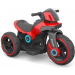 Baby Mix elektrická motorka tříkolová Police červená – Zboží Mobilmania