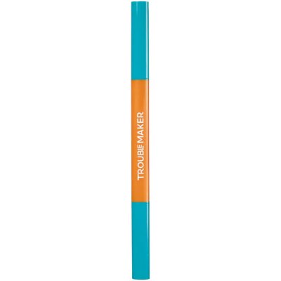 Trouble Maker Feral Brow Blade tužka na obočí s kartáčkem 2 v 1 Dark Brown 0,12 g – Zboží Dáma