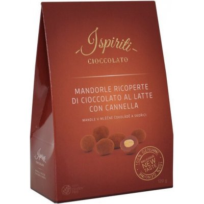 ISPIRITI Mandle v mléčné čokoládě se skořicí 120 g – Hledejceny.cz