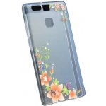 Pouzdro Clear Diamond Huawei Ascend P8 Lite Květiny