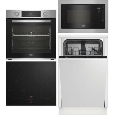 SET Beko BBIM12300X + BMGB25332BG + HII64400MT + DIS35020 – Zboží Dáma