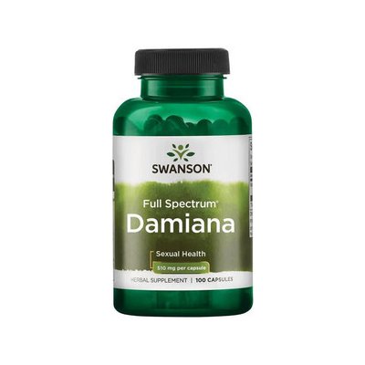 Swanson Damiana Leaves 510 mg 100 kapsle