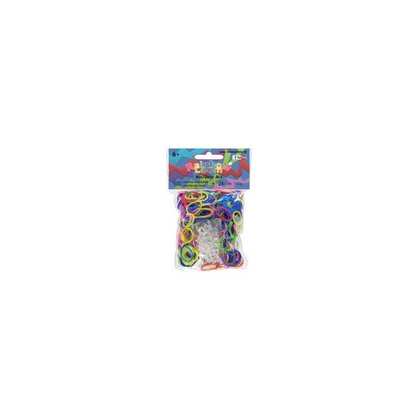 Loom bands Gumičky Rainbow Loom® Original 600ks jelly mix transparentní