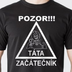 Tričko Táta začátečník Červená