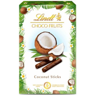 Lindt CHOCO FRUIT - Coconut Sticks 125 g – Zboží Dáma