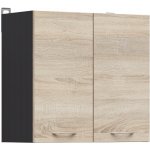 BRW Junona Line, G2D/60/57, wenge/dub sonoma – Zboží Dáma