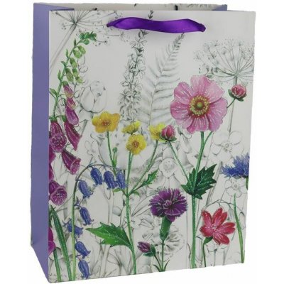 Taška papírová dárková luční kvítí A0376/3 – Sleviste.cz