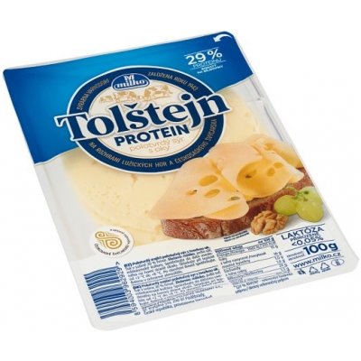 Milko Tolštejn protein polotvrdý sýr s oky 100 g