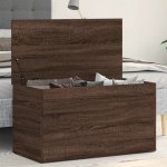 Nábytek XL 815194 úložná hnědý dub 84 x 42 x 46 cm kompozitní dřevo – Zboží Dáma