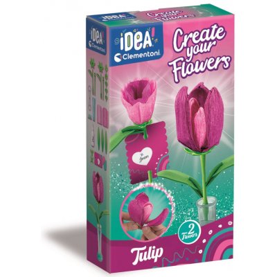 CLEMENTONI IDEA Květinová továrna: Tulipány – Hledejceny.cz