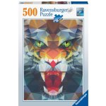 RAVENSBURGER Polygonový tygr 500 dílků – Zboží Mobilmania