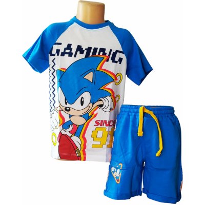 Eplusm chlapecký letní set Sonic modrobílý