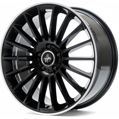 Keskin KT15 8,5x19 5x112 ET30 black lip polished – Hledejceny.cz