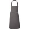 Zástěra Link Kitchen Wear Grilovací zástěra X979 Dark Grey Pantone 431 73x90cm