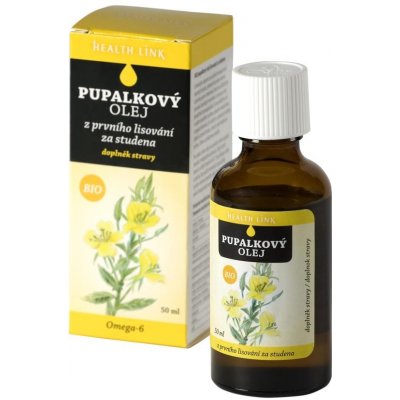 Health Link BIO Pupalkový panenský olej 50 ml – Zbozi.Blesk.cz