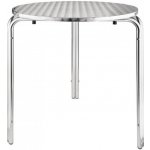 Bolero CG836 bistro stůl kulatý CG836 stříbrný – Zbozi.Blesk.cz